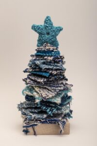 Božićna jelka od tkanine